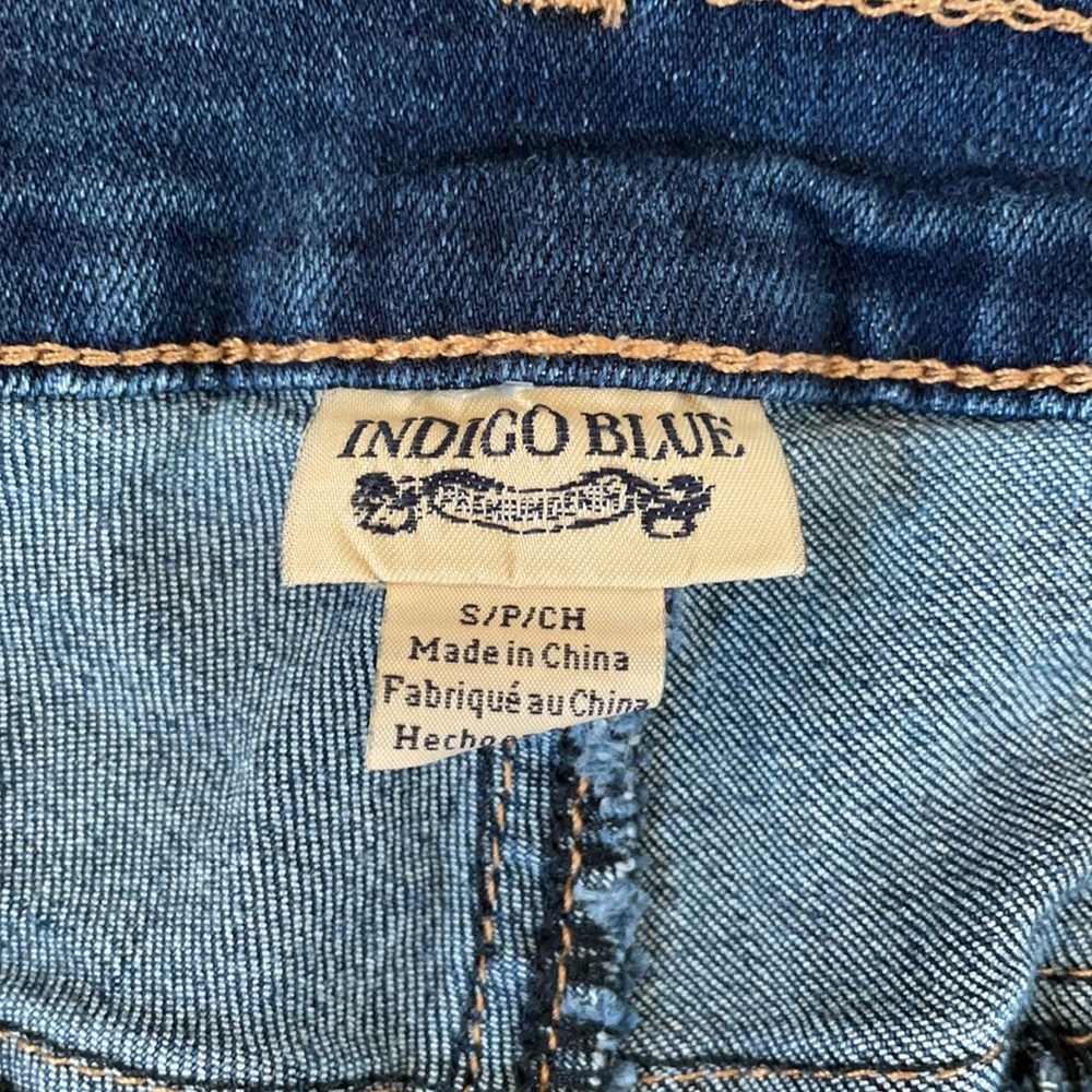 Indigo blue maternity jeans size small - Picture 2 of 3